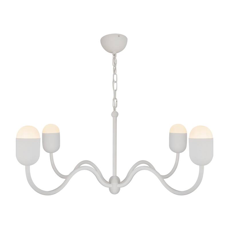 Alora Lighting CH558439 Effie 4 Light 39" Wide Chandelier with Frosted