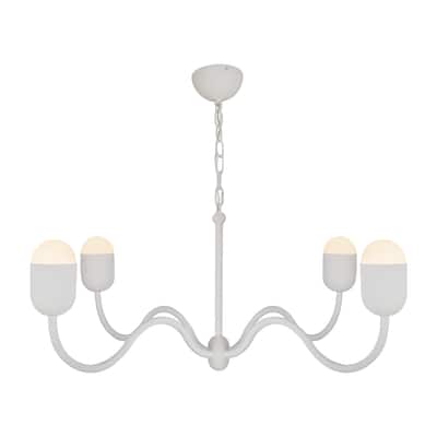 Alora Lighting CH558439 Effie 4 Light 39" Wide Chandelier with Frosted