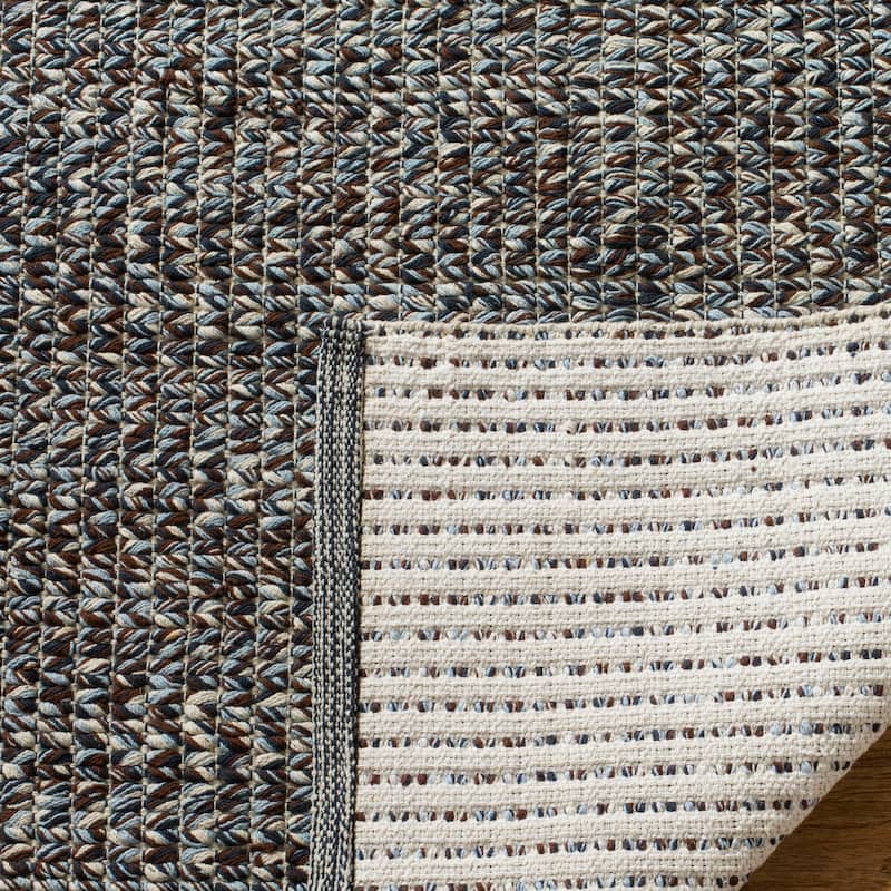 SAFAVIEH, Handmade Flatweave Montauk Gyrithe Casual Cotton Rug