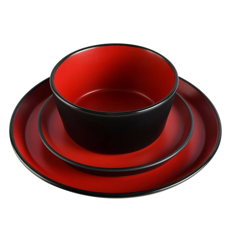 Gibson Soho Lounge Sofia 12 Piece Coupe Dinnerware Set