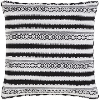 Artistic Weavers Madora Bohemian Striped Cotton Blend Throw Pillow