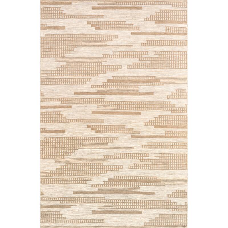 Nuloom Maddy Abstract Lined Indoor/Outdoor Area Rug