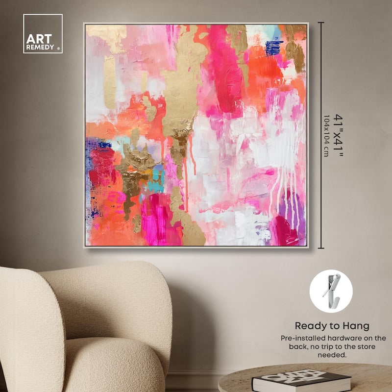 Exuberant Hues III Canvas by Art Remedy