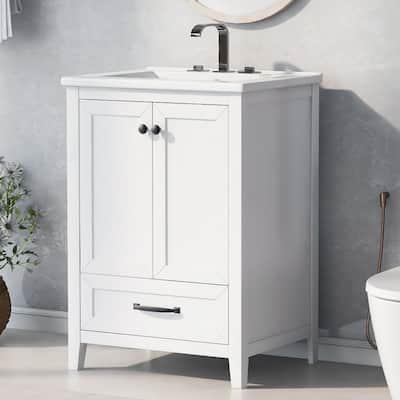 24" Bathroom Vanity Cabinet with Sink