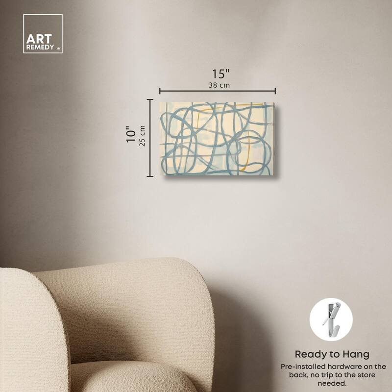 Unbroken Line II Canvas by Art Remedy, Gallery Wrapped