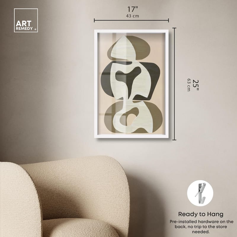 Shapes of Sage II Shadowbox by Art Remedy