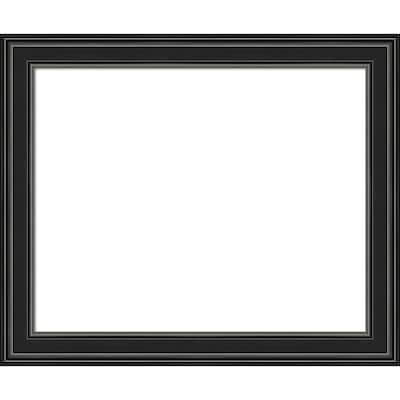Amanti Art Ridge Black Framed Dry Erase Magnetic Board
