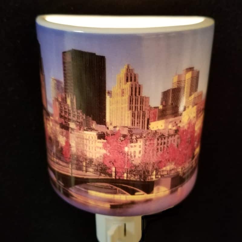 Montreal Skyline Night Light
