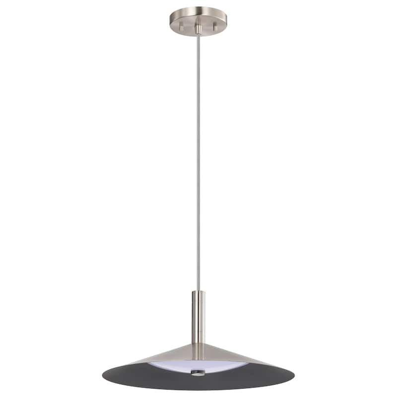 Corrine 14 Inch LED Pendant Brushed Nickel 3K/4K/5K CCT Selectable - Brushed Nickel - Brushed Nickel