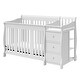 preview thumbnail 15 of 56, Storkcraft Portofino 4-in-1 Convertible Crib and Changer - Convenient Storage Solution, 3 Spacious Drawers and 3 Open Shelves White