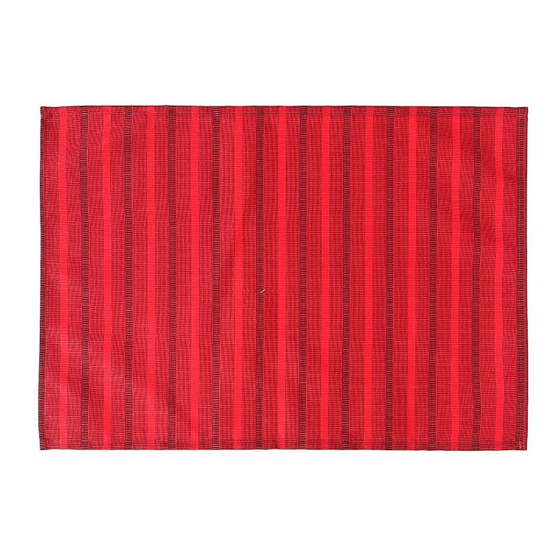 Stripe Outdoor Placemat (Red) Set of 12 Bed Bath & Beyond 35570827