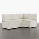 preview thumbnail 57 of 58, Spruce & Spring Modern 74" L-Shaped Dining Bench with Storage, Corner Breakfast Nook Banquette Bench