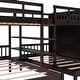 preview thumbnail 20 of 28, Minimalist Design Full-Over-Twin-Twin Bunk Bed with 3 drawers,Shelves, Wardrobe and Mirror,Store Books,Display Decorations