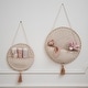 preview thumbnail 4 of 4, Violet Crochet Wall Hanging Storage (Set of 2)