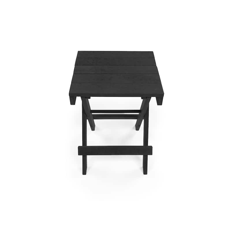 San Juan Fully Assembled All-Weather Recycled HDPE Outdoor Folding Bistro table