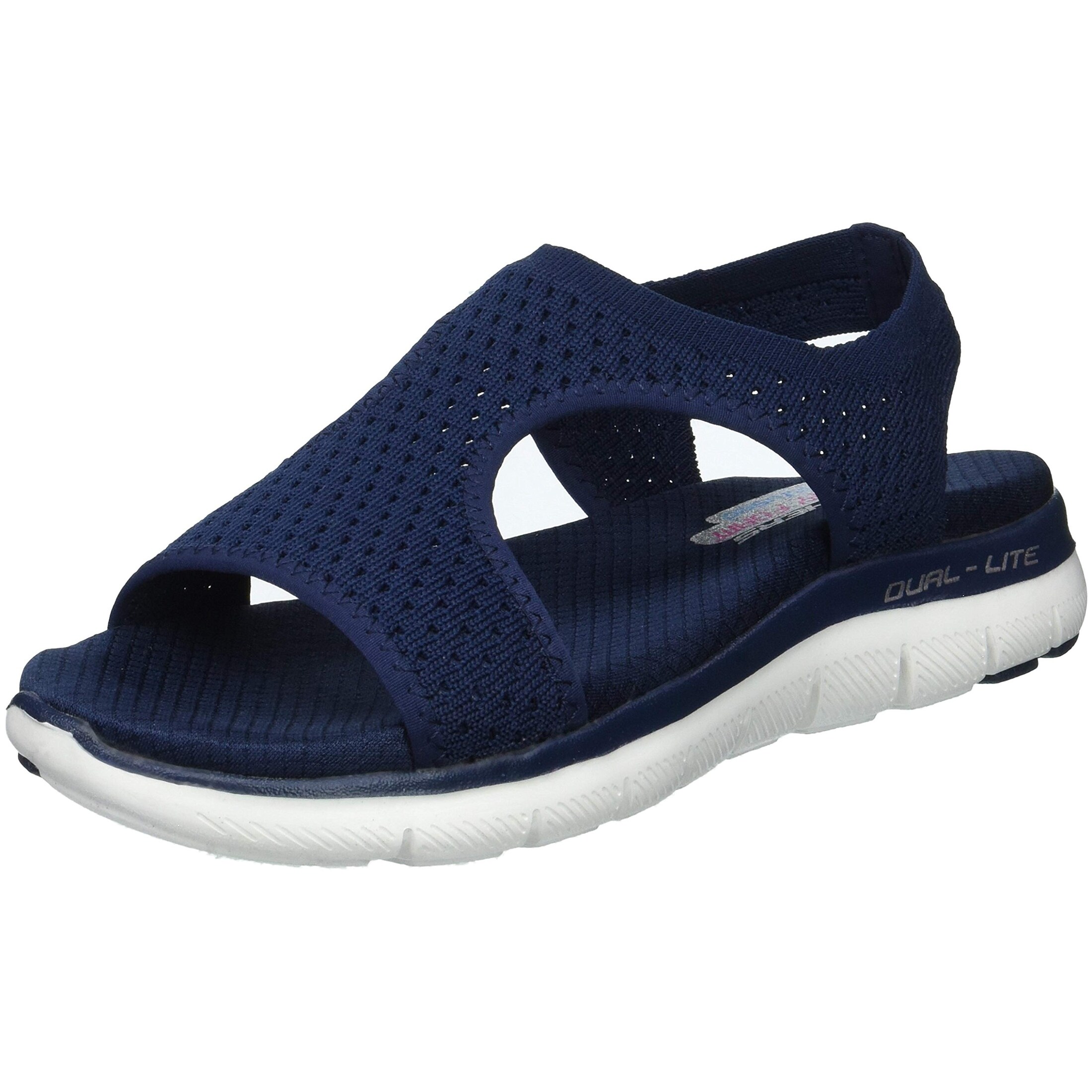 skechers knit cut out sport sandals