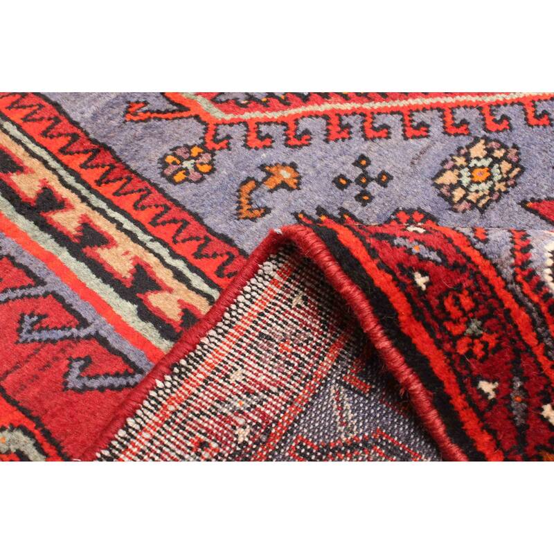 ECARPETGALLERY Hand-knotted Andelz Red Wool Rug - 4'8 x 7'2