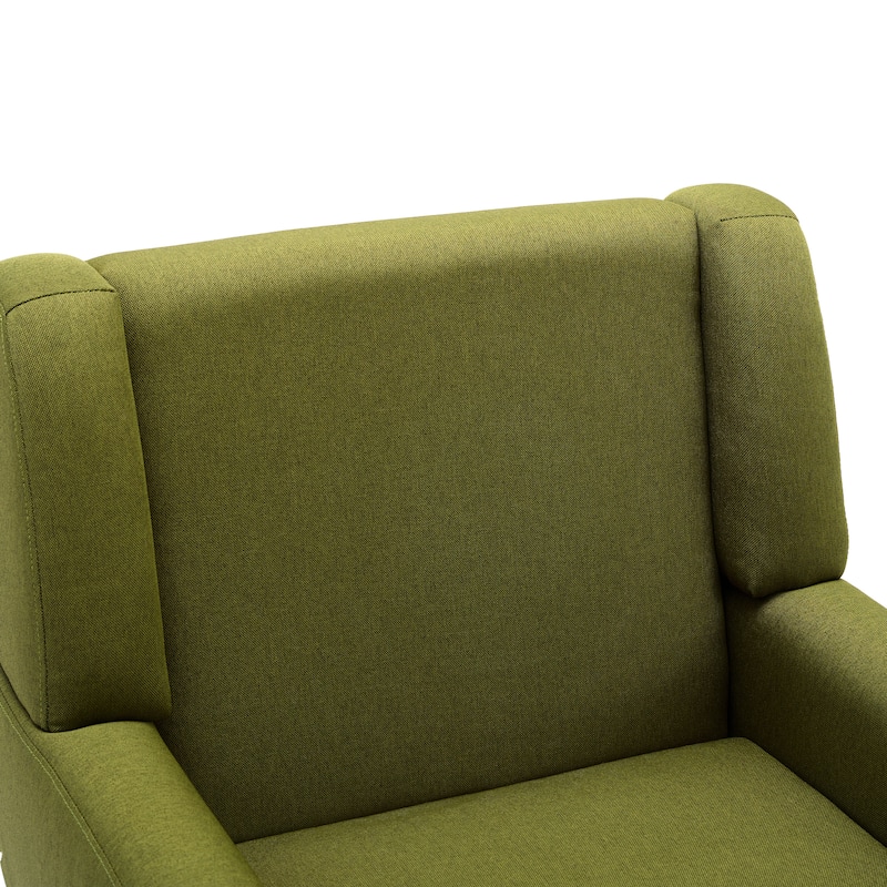 Modern Upholstered Linen Armchair Accent Chair