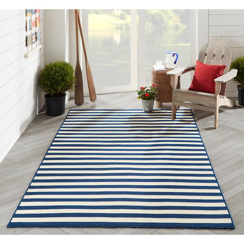 Momeni Baja Stripe Indoor Outdoor Rug