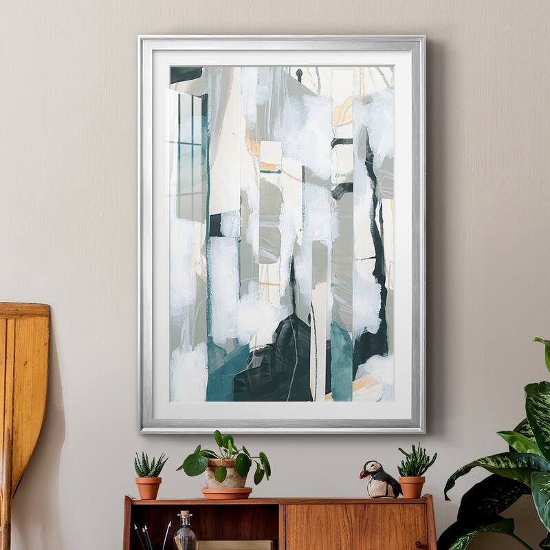 Sea Cavern Strata I Premium Framed Print - Ready to Hang
