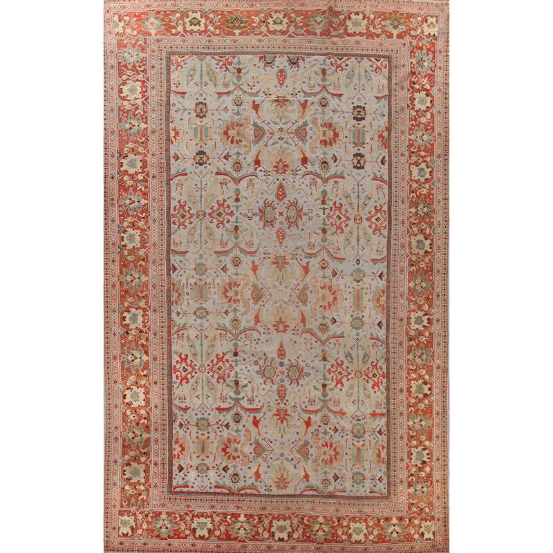 Sultanabad Ziegler Persian Large Rug Handmade Wool Carpet - 10'9" x 17'0"