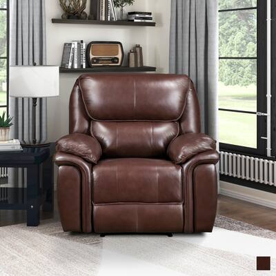 Palermo Leather Match Manual Reclining Chair