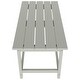 preview thumbnail 6 of 55, POLYTRENDS Laguna All Weather Poly Outdoor Coffee Table - Rectangle