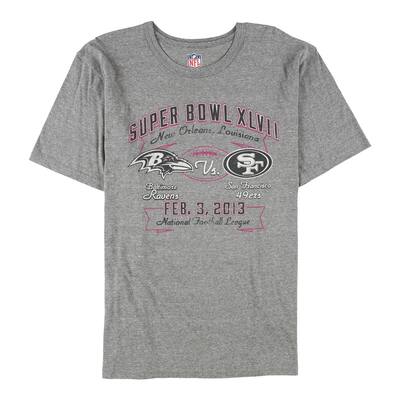 Nfl Mens Superbowl Xlvii Graphic T-Shirt
