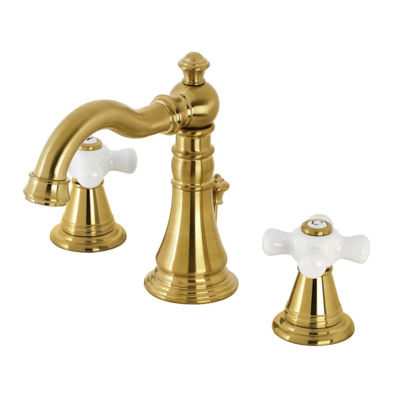 American Classic 8 in. Widespread Bathroom Faucet - Brushed Brass