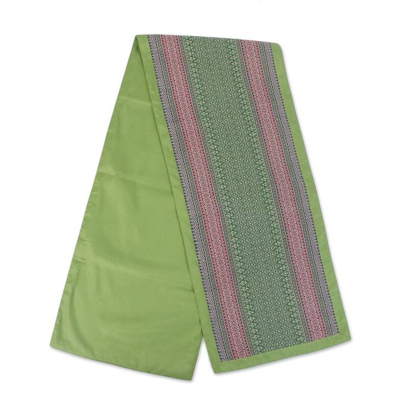 Handmade Cotton blend table runner (Thailand) Bed Bath & Beyond 32485806