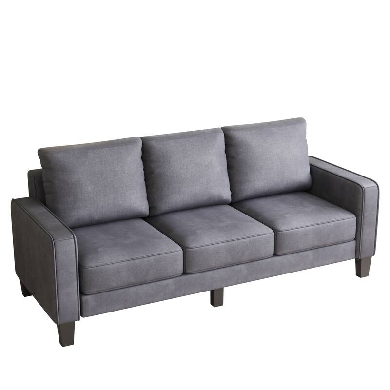 Modern 3 Seat Sofa With Storage For Living Room