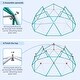 preview thumbnail 9 of 8, Climbing Dome with Climbing Cargo Net, 10 ft Dome Jungle Gym with Hammock for Kids Outdoor Playset Backyard - 10ftx10ft
