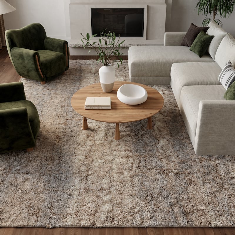Nourison Luxurious Shag Ultra Plush Glam Abstract Area Rug