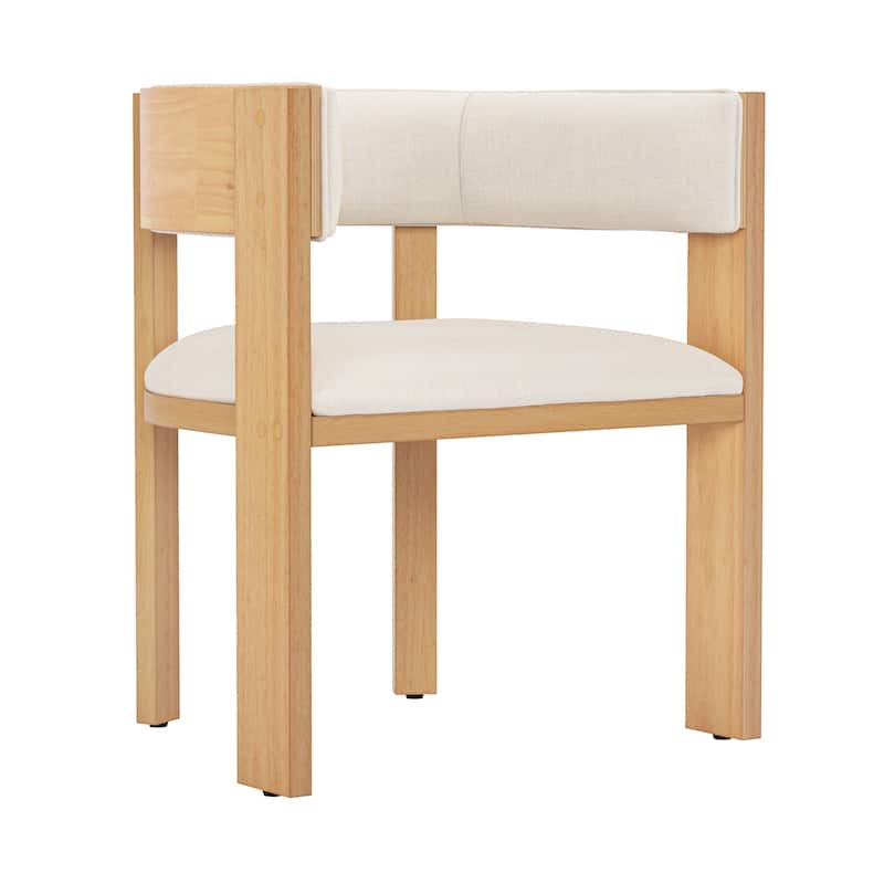 Upholstered Dining Chair Wooden Dining Chairs Set of 4 Modern Dining Room Chair for Kitchen Dining Room