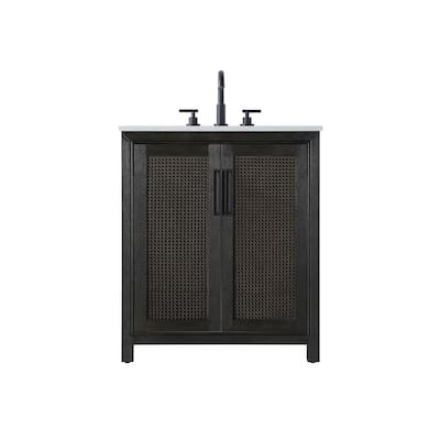 Elegant Lighting VF29530 Alina 30" Free Standing Single Basin Vanity