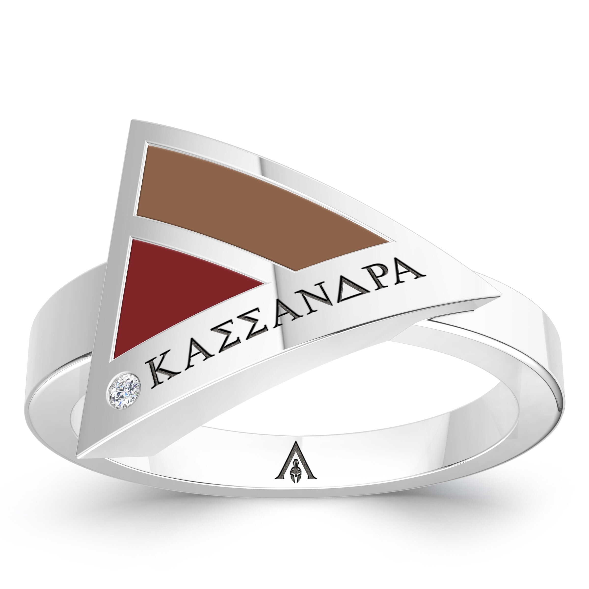 Shop Assassin S Creed Odyssey Engraved Sterling Silver Diamond