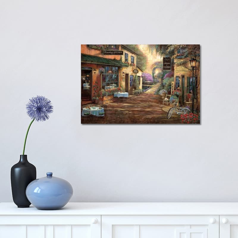 iCanvas "French Town" by Ruane Manning Canvas Print - 12x18x1.5