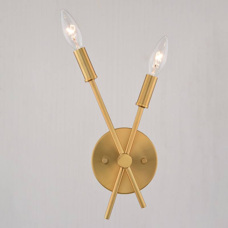 Vaxcel Lighting W0492 Warwick 2 Light 12" Tall Wall Sconce