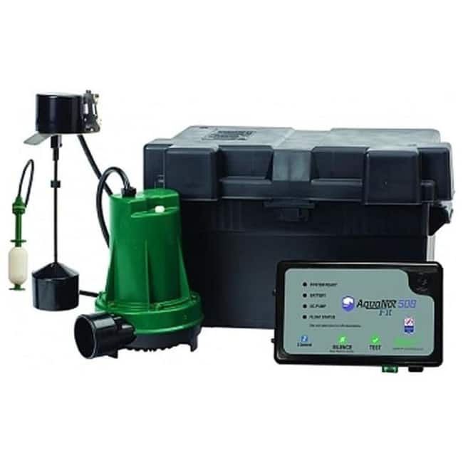 Zoeller 508-0014 Aquanot Fit Battery Backup Sump Pump System (7A - Natural