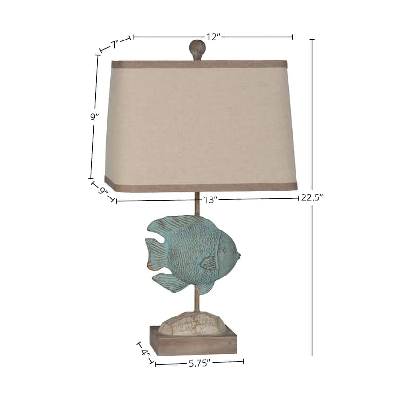 Polyresin Table Lamp (Set of 2) - N/A
