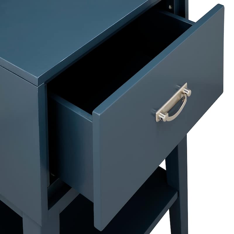 Niko 1-Drawer Side Table with Shelf iNSPIRE Q Modern