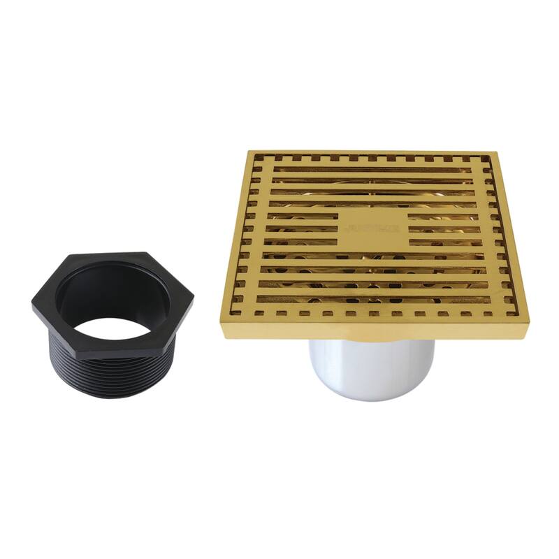 Watercourse 4-Inch Square Shower Drain