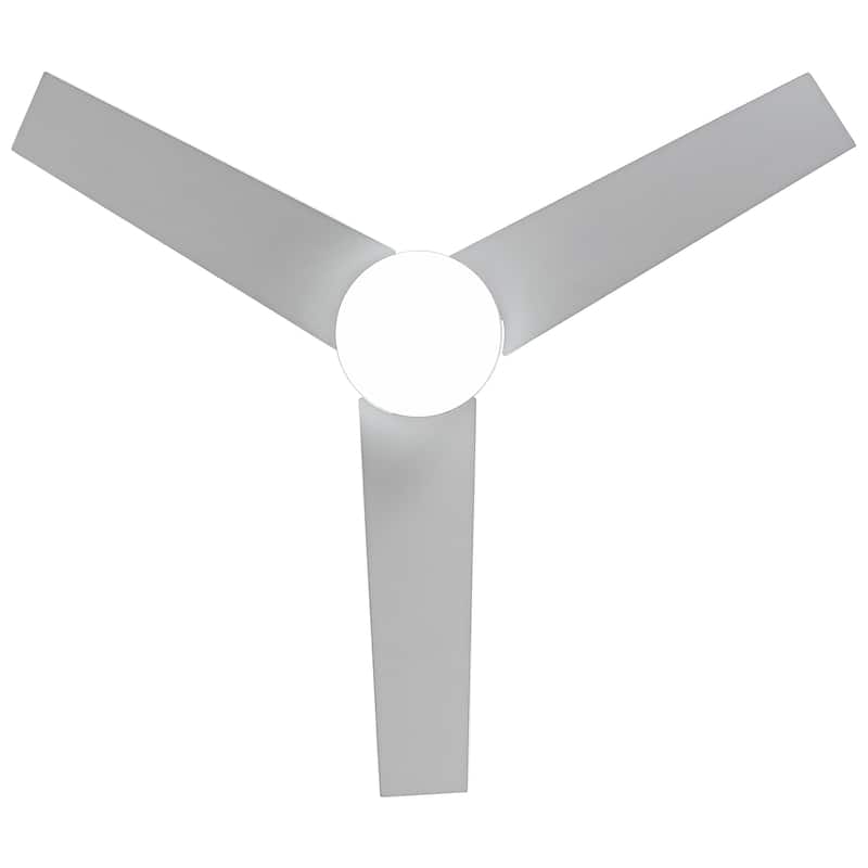 48 inch Modern 3-Blade Wooden Flush Mount Ceiling Fans with Light and Remote