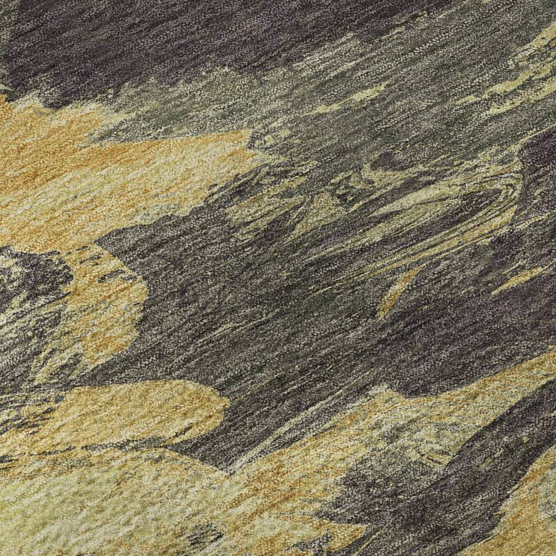 Premium Washable Super Soft Contemporary Brushstrokes Mayfield Rug