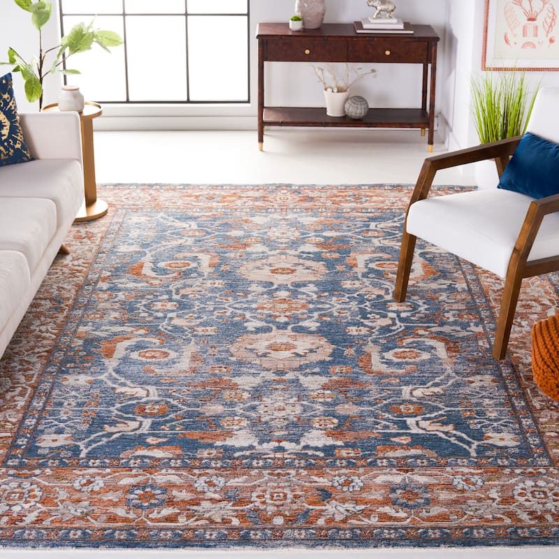SAFAVIEH Heirloom Flora Traditional Oriental Rug