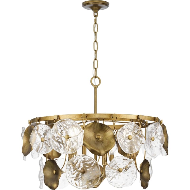 Progress Lighting P400364 Loretta 6 Light 27" Wide Ring Chandelier