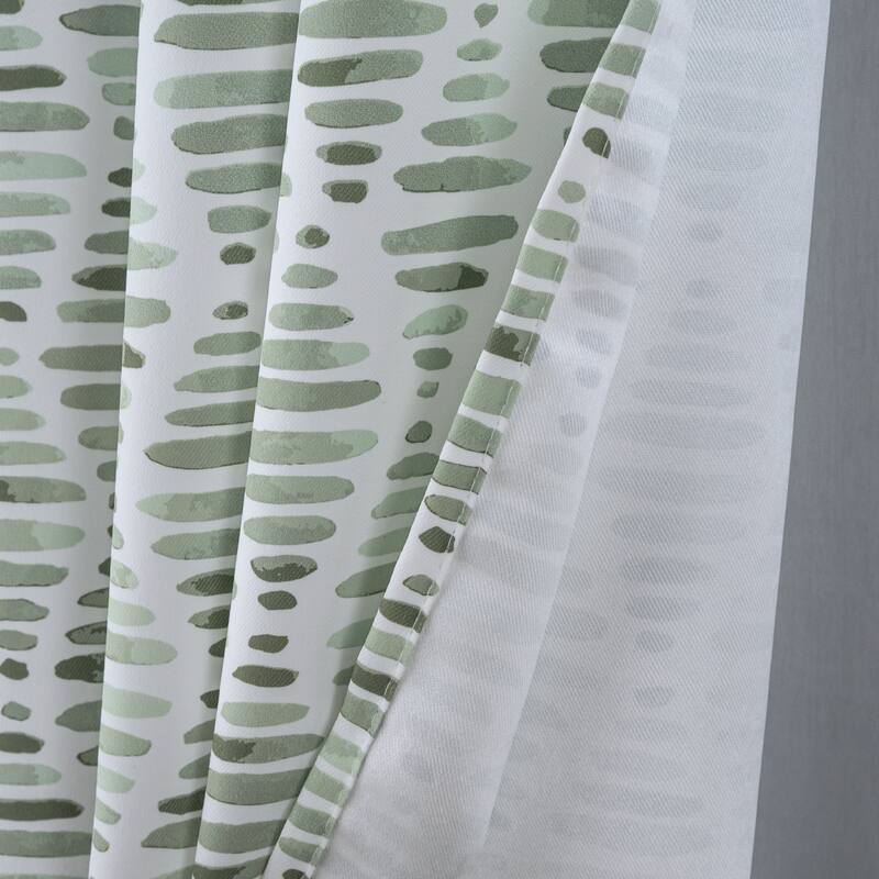 Justice Geometric Privacy Window Curtain Panel 84" or 95"