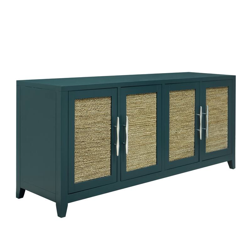 Elk Home Joyner Neptune Blue Wood 72 Inch Wide Credenza