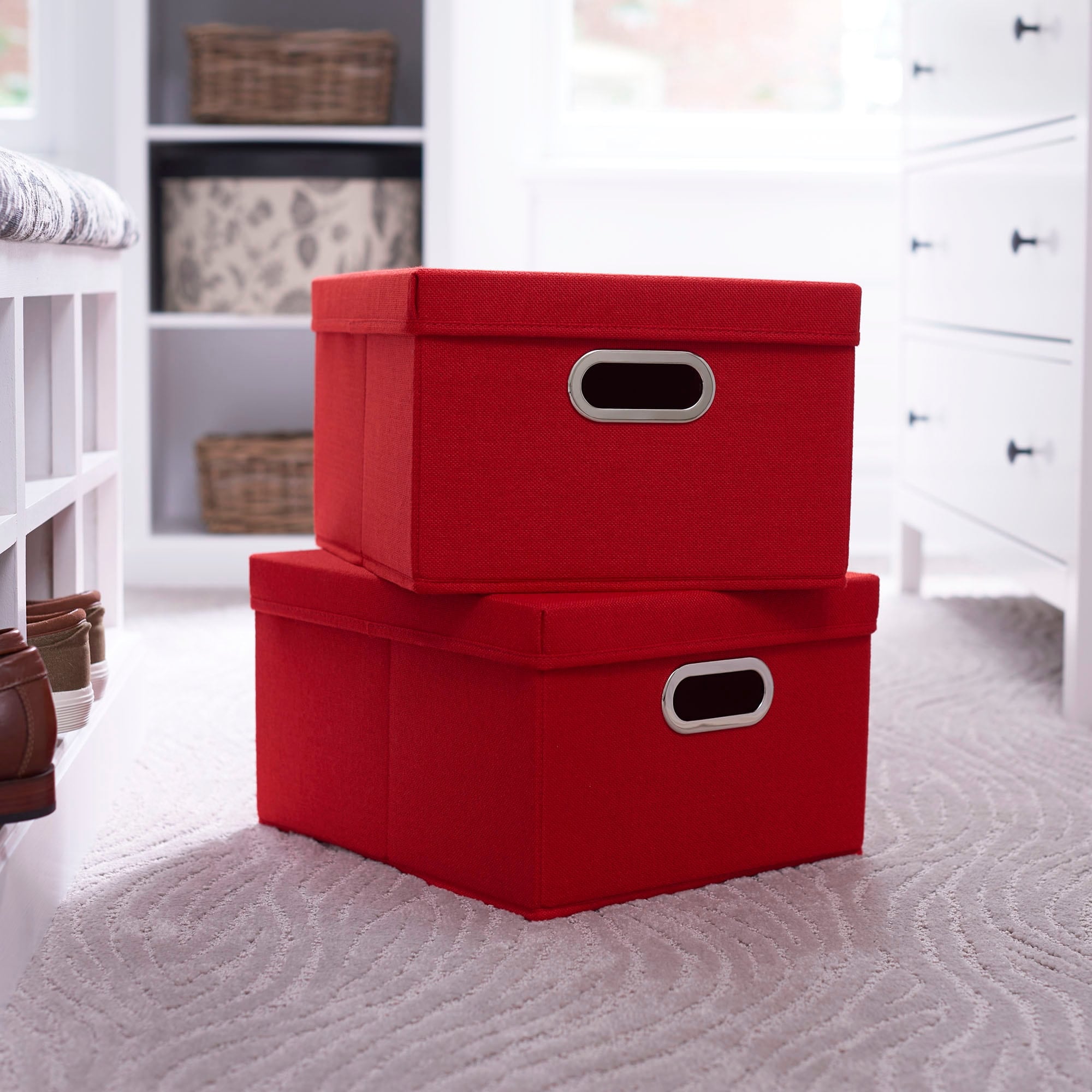 Household Essentials Collapsible Linen Box - 15.0