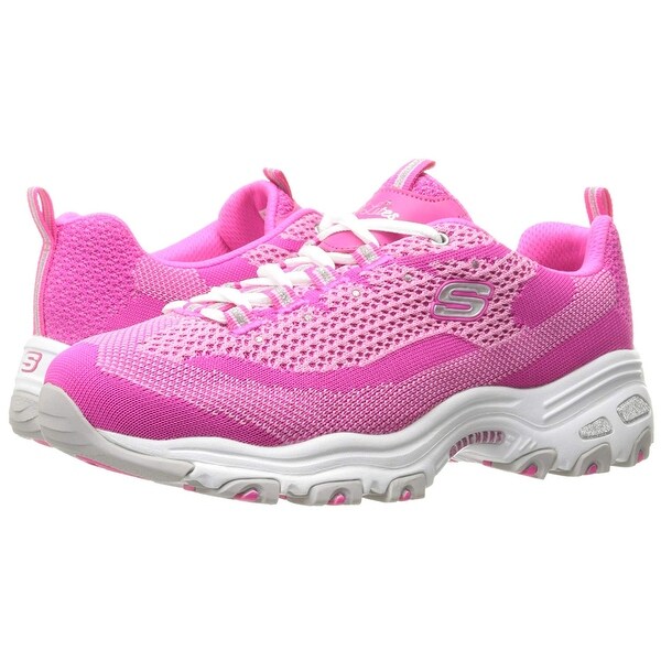 skechers memory foam womens pink